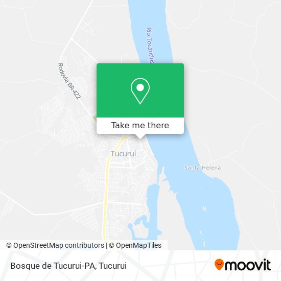 Mapa Bosque de Tucurui-PA