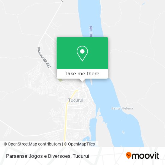 Paraense Jogos e Diversoes map