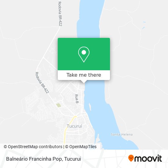 Balneário Francinha Pop map