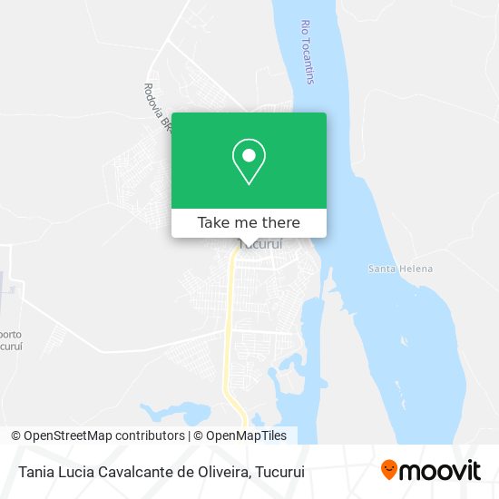 Tania Lucia Cavalcante de Oliveira map