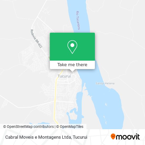 Cabral Moveis e Montagens Ltda map