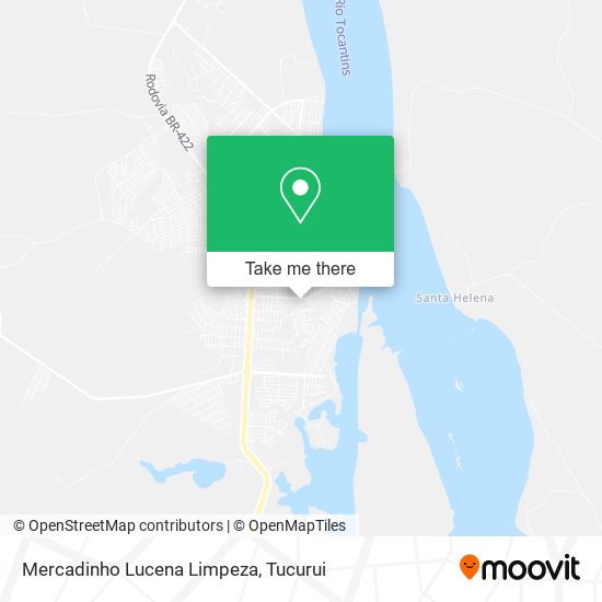 Mapa Mercadinho Lucena Limpeza