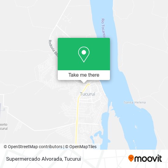 Mapa Supermercado Alvorada