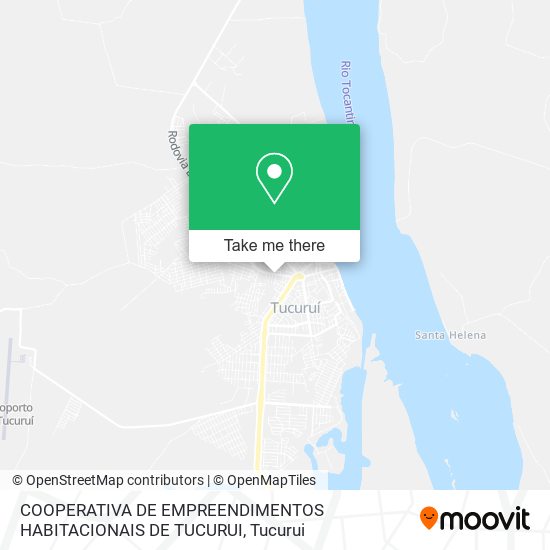 Mapa COOPERATIVA DE EMPREENDIMENTOS HABITACIONAIS DE TUCURUI
