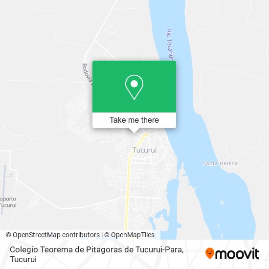 Mapa Colegio Teorema de Pitagoras de Tucurui-Para