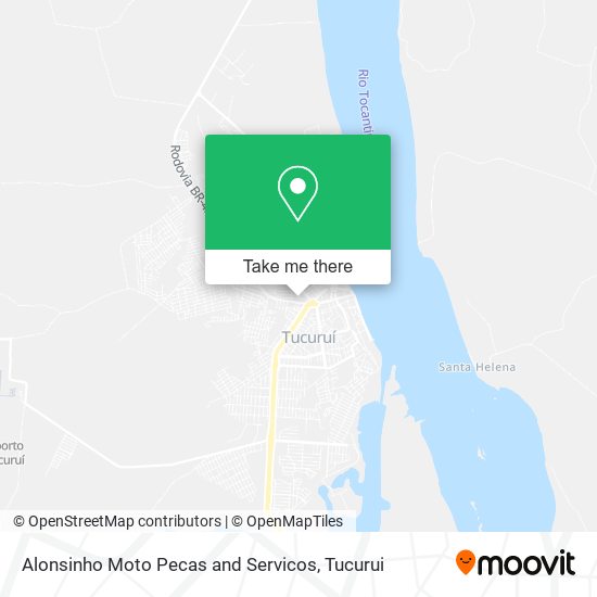 Alonsinho Moto Pecas and Servicos map