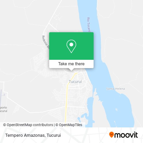Tempero Amazonas map
