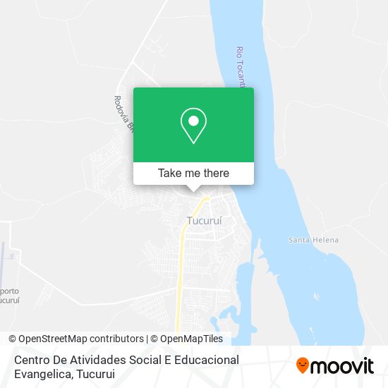 Mapa Centro De Atividades Social E Educacional Evangelica