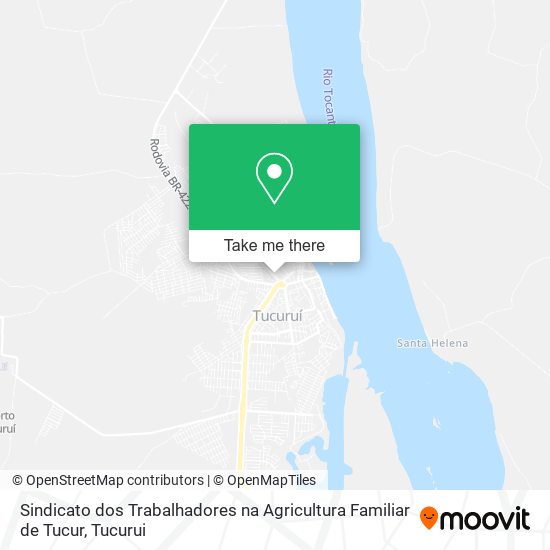 Sindicato dos Trabalhadores na Agricultura Familiar de Tucur map