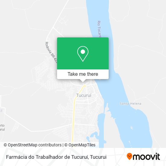 Farmácia do Trabalhador de Tucuruí map