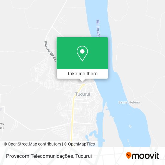 Mapa Provecom Telecomunicações