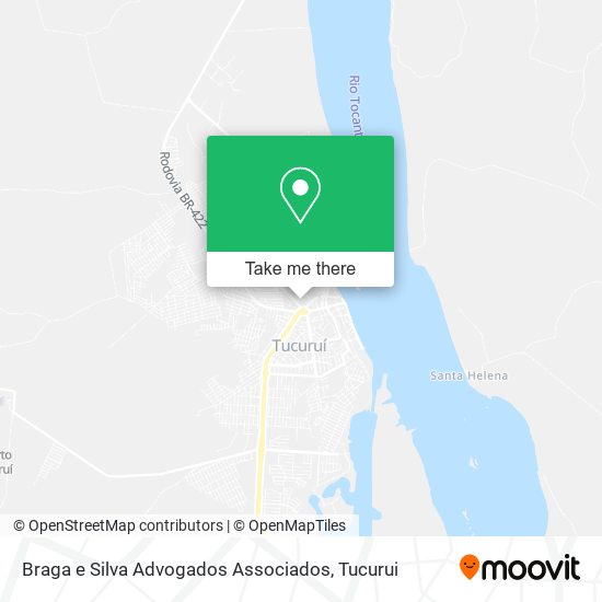 Mapa Braga e Silva Advogados Associados