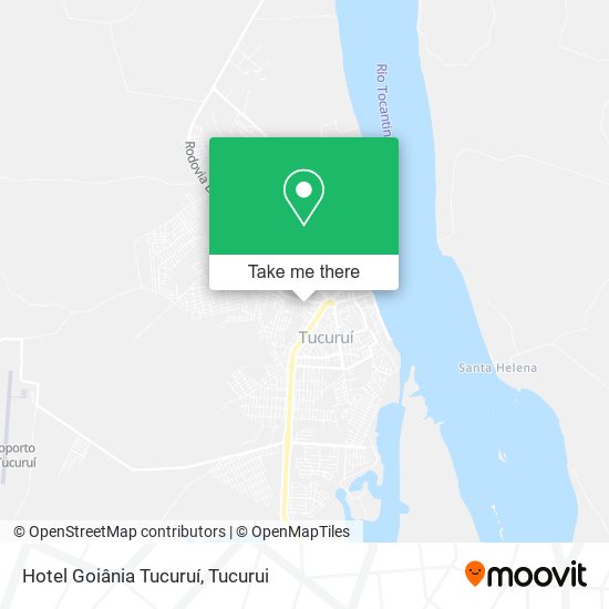 Mapa Hotel Goiânia Tucuruí