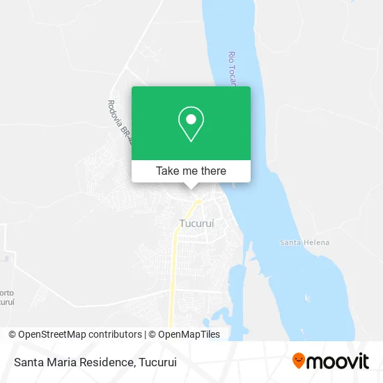 Santa Maria Residence map