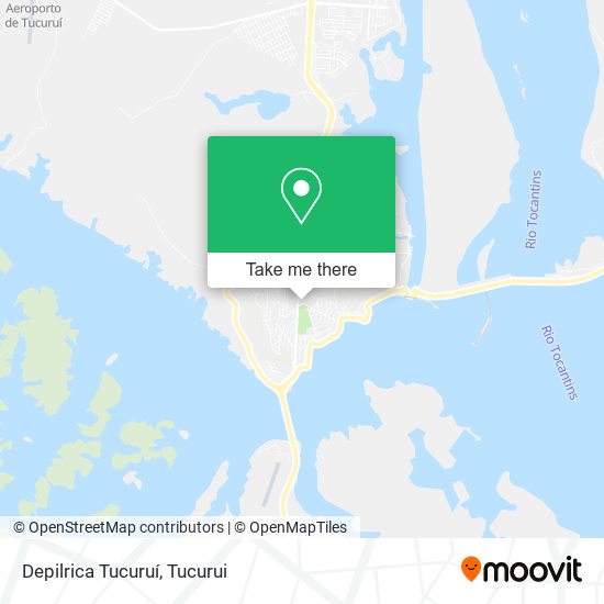 Depilrica Tucuruí map