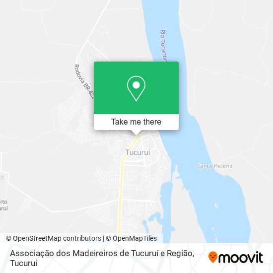 Associação dos Madeireiros de Tucuruí e Região map