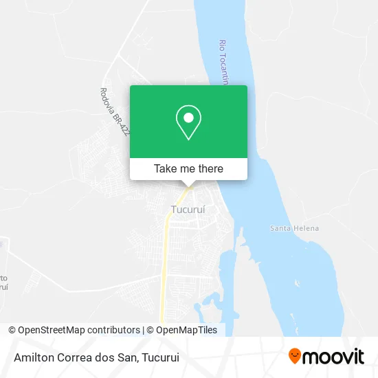 Amilton Correa dos San map