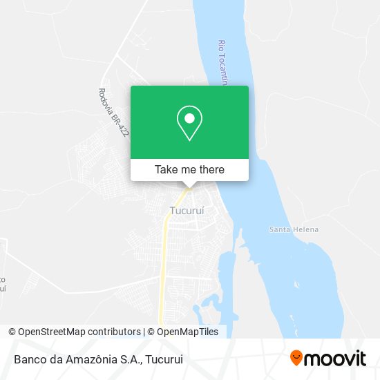 Banco da Amazônia S.A. map