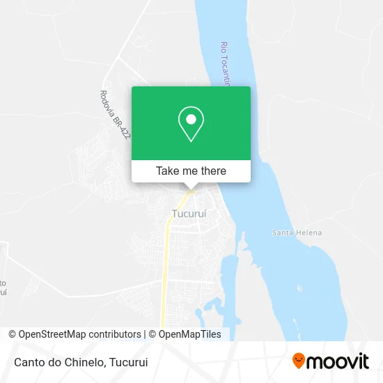 Canto do Chinelo map