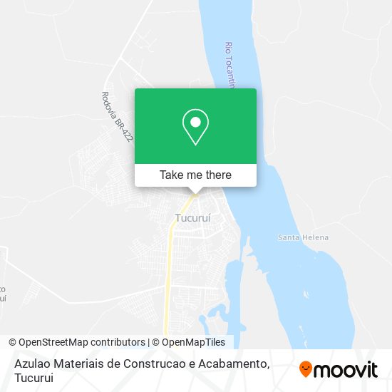 Azulao Materiais de Construcao e Acabamento map