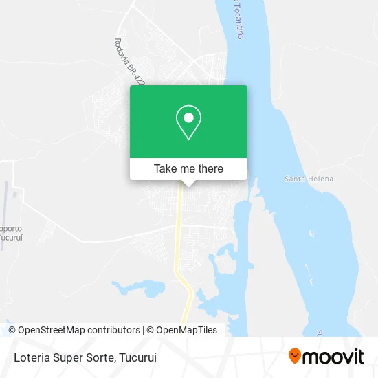 Loteria Super Sorte map