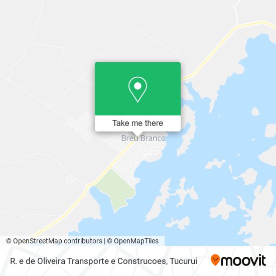 R. e de Oliveira Transporte e Construcoes map
