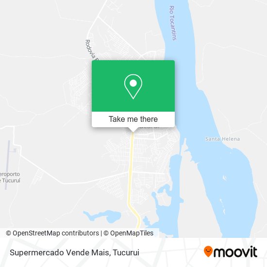 Supermercado Vende Mais map