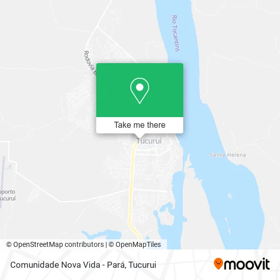 Comunidade Nova Vida - Pará map