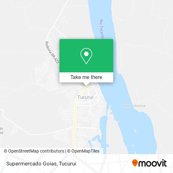 Mapa Supermercado Goias