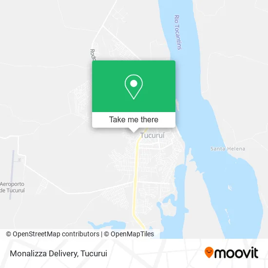Monalizza Delivery map