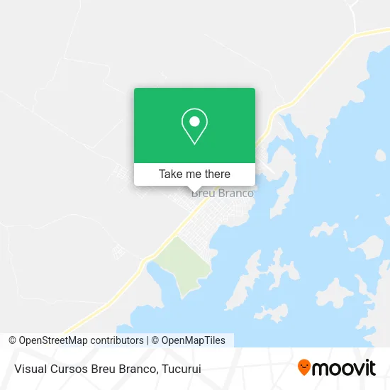 Visual Cursos Breu Branco map