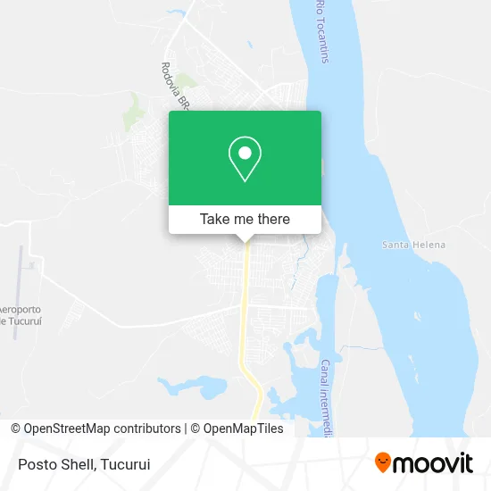 Posto Shell map