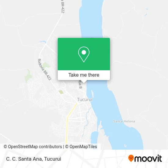 C. C. Santa Ana map