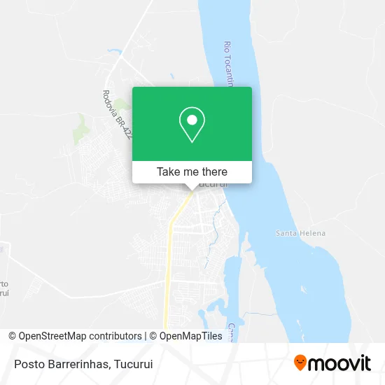 Posto Barrerinhas map