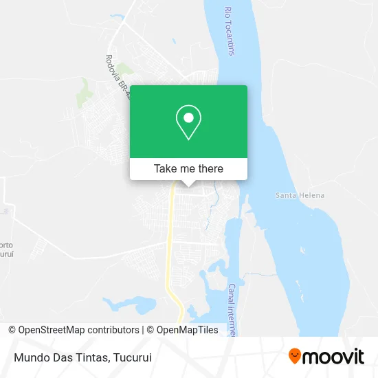Mundo Das Tintas map