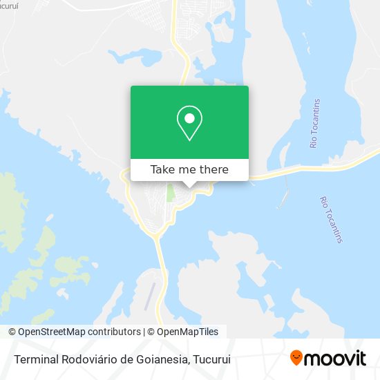 Terminal Rodoviário de Goianesia map