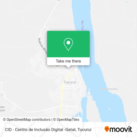 CID - Centro de Inclusão Digital -Getat map