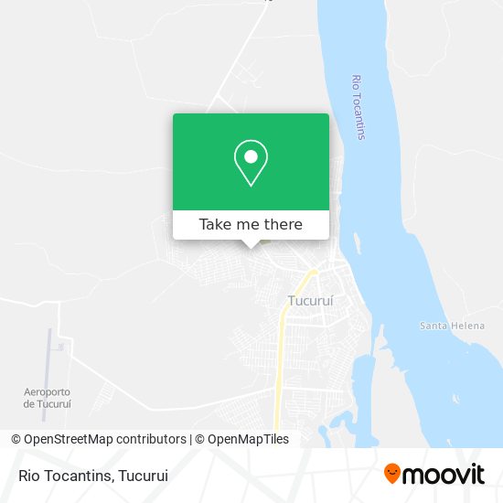 Rio Tocantins map