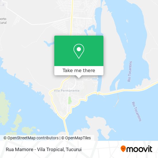 Mapa Rua Mamore - Vila Tropical