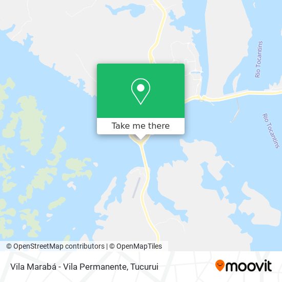 Vila Marabá - Vila Permanente map