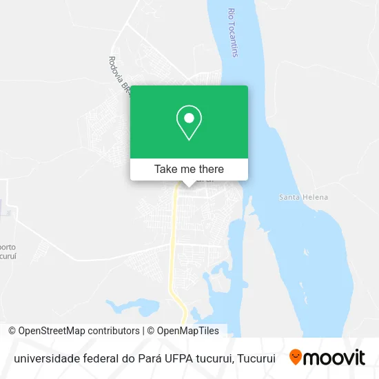 universidade federal do Pará UFPA tucurui map