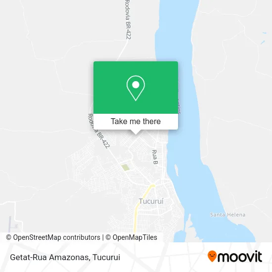 Getat-Rua Amazonas map