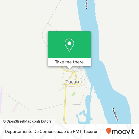 Departamento De Comunicaçao da PMT map