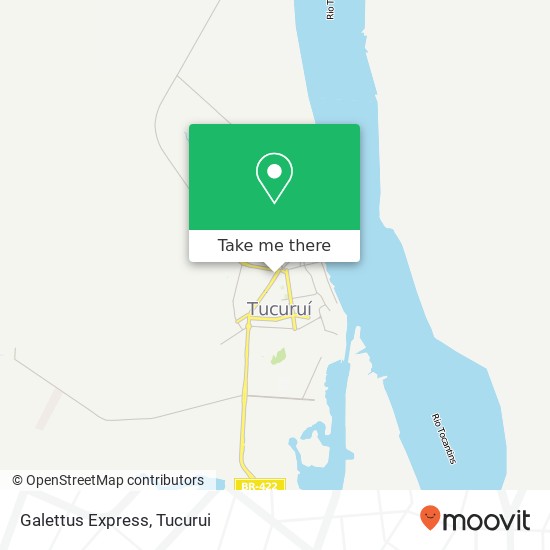 Mapa Galettus Express, Avenida Raimundo Veridiano Cardoso, 158 Tucuruí Tucuruí-PA 68456-760