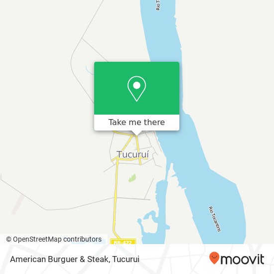 Mapa American Burguer & Steak, Avenida Sete de Setembro, 127 Tucuruí Tucuruí-PA 68456-425