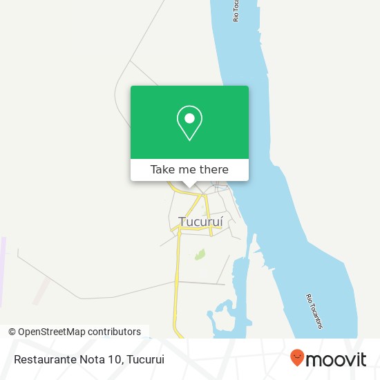 Mapa Restaurante Nota 10, Rua José Nery Torres, 71 Tucuruí Tucuruí-PA 68456-120