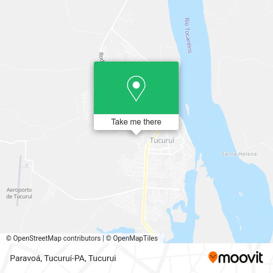 Mapa Paravoá, Tucuruí-PA