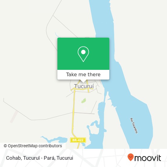 Cohab, Tucuruî - Pará map