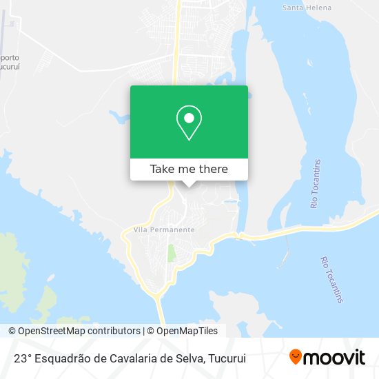 23° Esquadrão de Cavalaria de Selva map