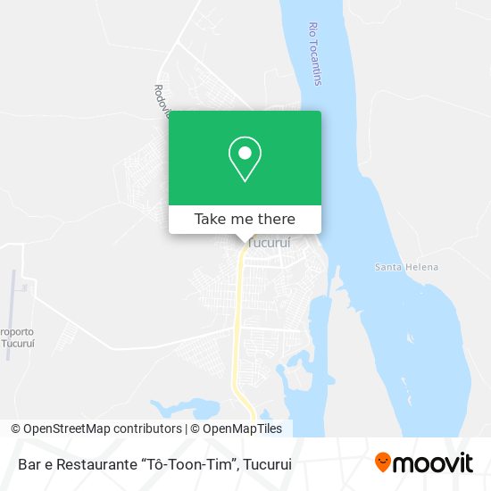 Mapa Bar e Restaurante “Tô-Toon-Tim”